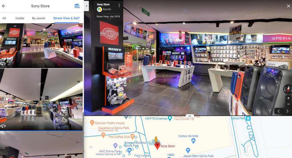 Google maps street view tour for business